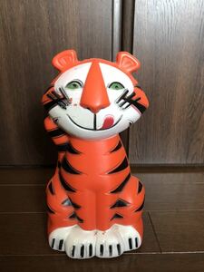 ケロッグ トニー ザ タイガー TONY ソフビ　KELLOG'S TONY THE TIGER BANK アドバタイジング 貯金箱 企業物 シリアル SNAP CRACKLE POP