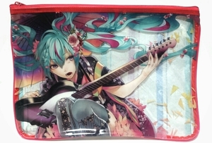 初音ミク グッスマくじ G賞 特大ビニールポーチ＆チャームセット