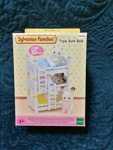  новый товар Sylvanian Families Triple Bunk Beds / младенец трехъярусная кровать 