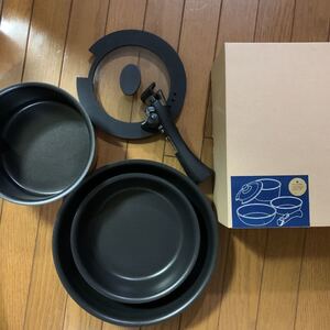 新品未使用未開封 IH.ガス火対応 鍋 フライパン 5点セット ホームコーディ