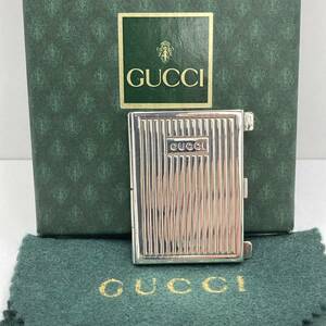 美品 希少 GUCCI オールドグッチ ミニフォトケース 携帯用写真入れ SV925 メンズ レディース 男女兼用 箱付き