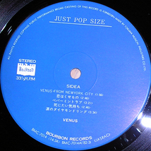 【LP】ヴィーナス／JUST POP SIZE（美品）_画像5