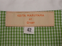 送料無料 KEITA MARUYAMA on Green シャツ・42◆ケイタマルヤマオングリーン/ブラウス/ゴルフ/大きいサイズ/@A1/21*7*4-22_画像7