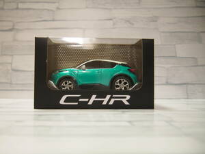 ミニカー トヨタ　C-HR　CHR　2トーン　プルバックカー　ホワイトxラディアントグリーンメタリック　非売品