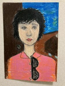 Art hand Auction 아티스트 Hiro C Lizard의 감정, 삽화, 그림, 파스텔 그림, 크레용 그리기