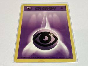 ポケモンカード　旧裏面　英語　海外　Psychic Energy 超エネルギー Pokemon Card Base set シャドーレス shadowless 1st EDITION 1ED 初版