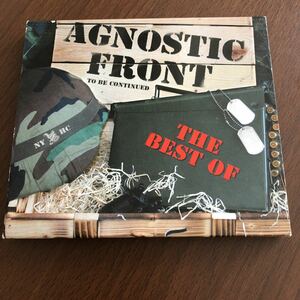 AGNOSTIC FRONT - The Best Of...To Be Continued ハードコア