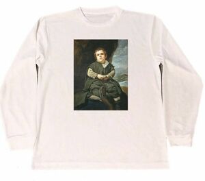 ディエゴ・ベラスケス　ドライ　Tシャツ　名画　絵画　アート　グッズ　バリェーカスの少年　　ロング　ロンT　長袖