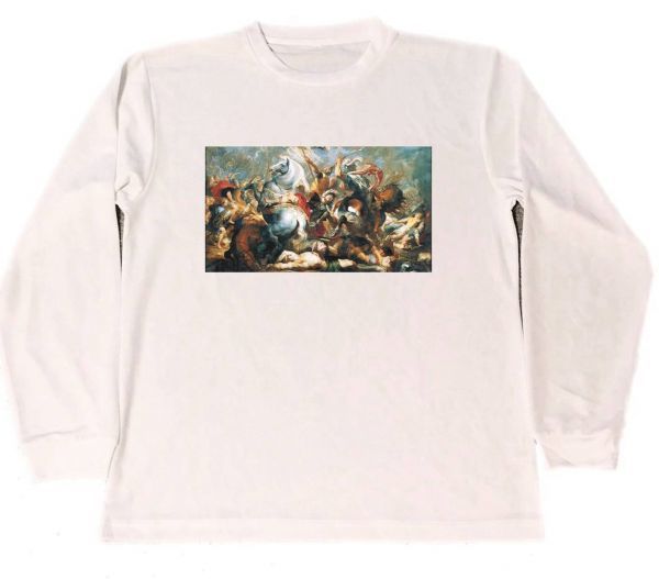 Peter Paul Rubens Camiseta seca Obra maestra Pintura Rubens Muerte de Decius Muss Camiseta larga Manga larga, Camiseta, manga larga, talla l