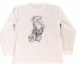 葛飾北斎　ドライ　Tシャツ　名画　絵画　浮世絵　アート　グッズ　HOKUSAI　UKIYOE　仁王　　ロング　ロンT　長袖