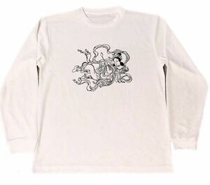 Art hand Auction Camiseta seca de Masami Kitao, obra maestra, pintura, productos de arte, chica celestial, buena suerte, 1 camiseta larga de manga larga, Camiseta, manga larga, talla l