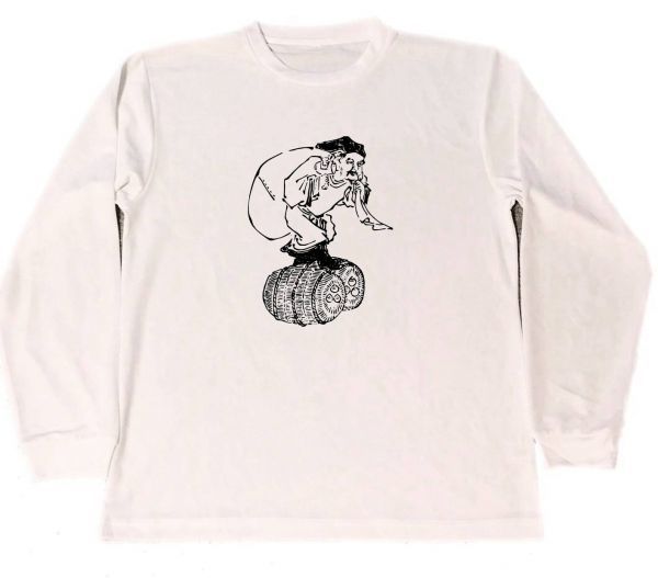 मसामी किताओ सूखी टी-शर्ट मास्टरपीस पेंटिंग कला सामान डाइकोकुटेन सेवन लकी गॉड्स गुड लक गुड्स लंबी लंबी टी-शर्ट लंबी आस्तीन, टीशर्ट, लम्बी आस्तीन, एल आकार