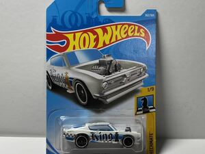 ホットウィール キング クーダ (プリマス バラクーダ)HW PLYMOUTH BARRACUDA KING KUDA ホワイト