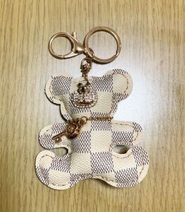 くま キーホルダー キーチェーン チェック