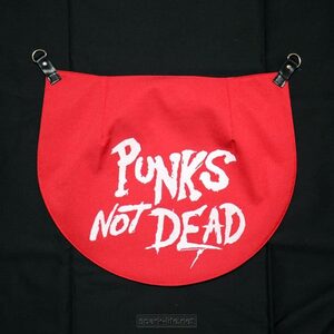 ロンドンバンクファッションのマストアイテム☆バムフラップBumflap☆ 【PUNKS NOT DEAD(red)】