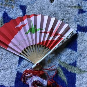 扇子♪1回使用♪七五三♪定形外120円♪おめでたい鶴