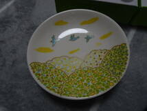 未使用 小鳥と森の小皿 6皿 春の彩り小皿セット 市川和美デザイン 小鳥のおでかけ＆小鳥のかくれんぼ 直径約１１cm_画像3