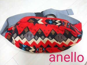 【anello】ボディバッグ ショルダーバッグ ウエストポーチ ウエストバッグ