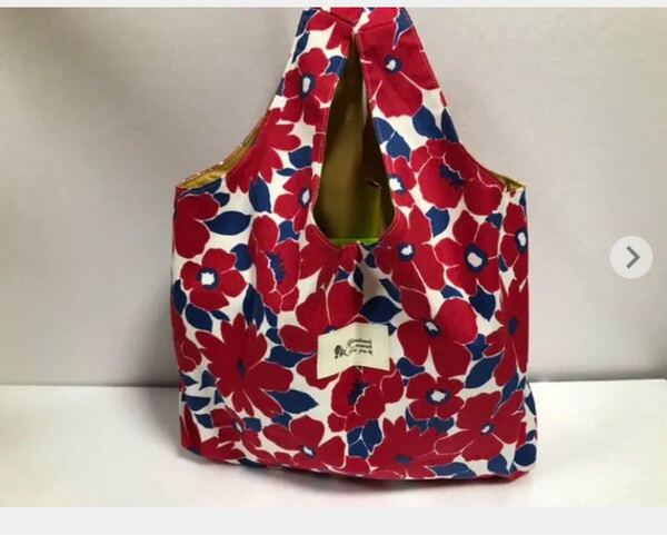 エコバッグ 花柄 ハンドメイド