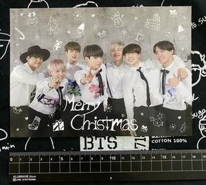 【即決】BTS　グリーティングカード　2015年　ファンクラブ限定　公式　クリスマスカード　FC　ポスカ　非売品　防弾少年団