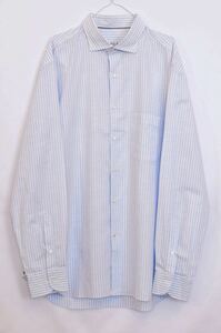 Loro Piana ロロピアーナ 長袖シャツ アラン 2XLサイズ アラン シャンブレー ALAIN CHAMBRAY STRIPE FAD8661 FUX6 XXL ストライプ