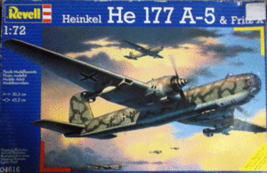 レベル/1/72/ドイツ空軍ハインケルHe-177 A-5グライフ四発爆撃機(フリッツⅩ装備)/未組立品