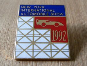 Старый значок булавки: Нью -Йорк Международный автомобильный автомобиль Pins #K