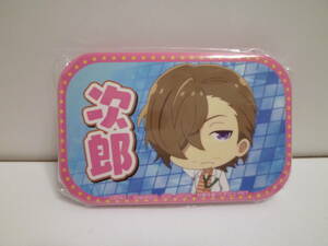 NEW♪アイドルマスター SideM 理由あってMini!スクエア型缶バッジ／山下次郎