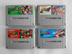 送料無料 即決 使用感あり 任天堂 スーパーファミコン SFC スーパーファミスタ 1 2 3 4 セット ナムコ 野球 レトロ ゲーム ソフト Y488