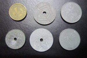 外国コイン　６枚　【東1508　