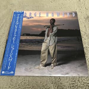 GeorgeHoward ジョージハワード/a nice place to be アナイスプレイストゥビー/【見本盤】帯付LP レコード/P13466/ライナー有/洋楽ジャズ/