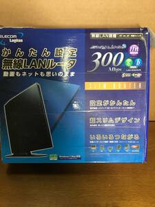 【AG】500円スタート！ELECOM LAN-W300N/R Logitec 300Mbps 無線LANルーター