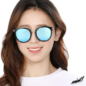 [ refreshing .e flannel gishu.. plus ] sunglasses UV cut polarizing lens lady's for women case Cross attaching pool black × blue 