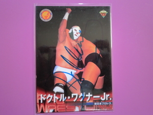 doktoru* Wagner Jr.* with autograph Professional Wrestling card [ private autograph ] New Japan Professional Wrestling / commodity explanation column all part obligatory reading! bid conditions & terms and conditions strict observance 