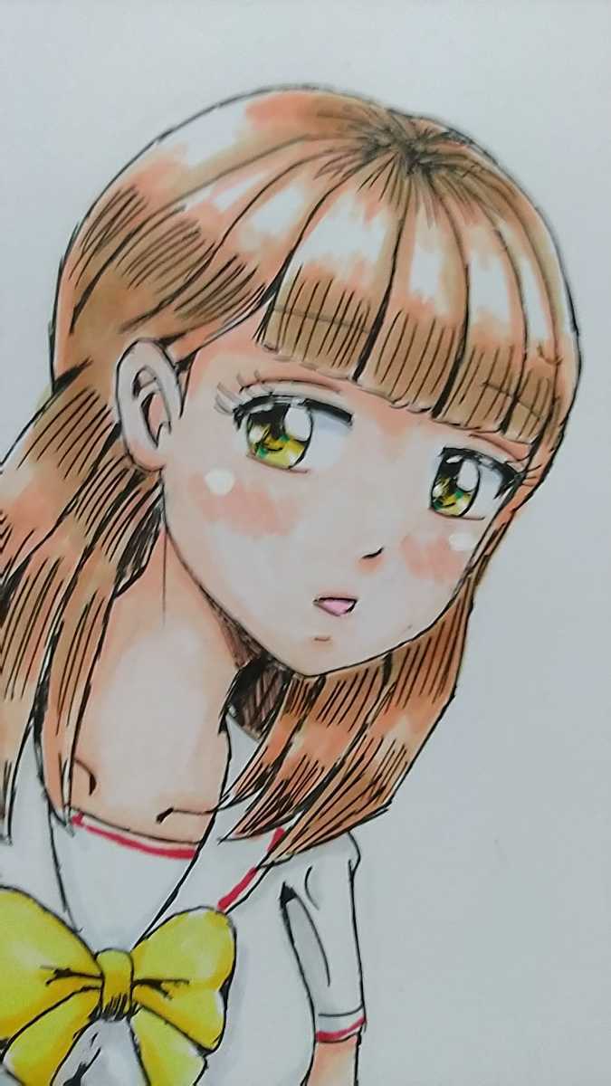 B5 Hand-Drawn artwork illustration sailor suit, comics, anime goods, hand drawn illustration