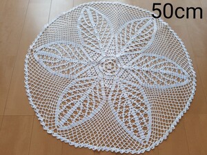 ハンドメイド レース編み ドイリー 9