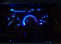 カレン ST20系 タコメーター9000 オート・デジタル 打ち換え LED エアコン・メーターランプ T4.7 T5 T4.2T3 ウェッジ トヨタ ブルー_画像5