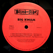 Big Kwam - I Don't Give A Whut / Mic To Mic 【UK ORIGINAL 12inch】 The Creators / L Swift / Blind Side Recordings Ltd - BSR 003_画像2
