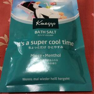 knaip bath salt super mint. fragrance 