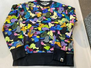 APE MULTI CAMO WIDE FIT CREWNECK S