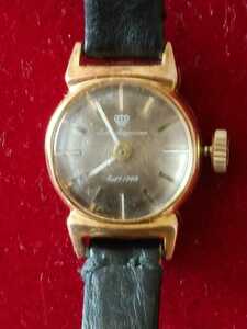  antique Jules Jurgensen You ru*ya-gensen18k lady's wristwatch JJ ( Denmark .. purveyor brand )