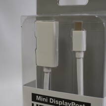 送料込み・新品未使用未開封 エレコム ELECOM AD-MDPHDMIWH [Mini DisplayPort-HDMI変換アダプタ]ホワイト_画像6