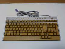 ★★★NEC★有線PS/2キーボード★KEK-EB7YP★フルキーボード★レトロ★旧PC★日焼け有り★中古品★★★_画像1