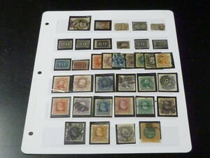 21MI S NC Brazil stamp 1843-79 year SC#2-78. inside total 36 kind used is uido less 3 kind scratch have = not yet appraisal [SC appraisal $1,268]