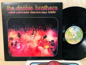 【即決送無】UK盤orig!! Doobie Brothers 美盤・良ジャケ・美ポスター付き ドゥービーブラザーズ / What Were Once Vices Are Now Habits