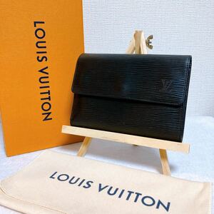 ★美品ルイ・ヴィトン　財布　ポルトトレゾール　エテュイパピエ　エピ　M63712 LOUIS VUITTON