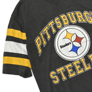 80s usa vintage NFL Pittsburgh Steelers ピッツバーグ スティーラーズ フットボール Tシャツ アメリカ製 size.L程