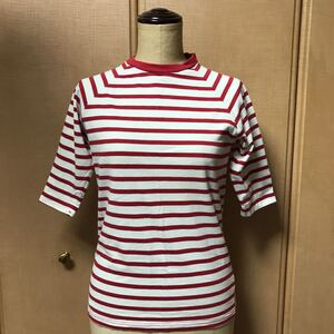 ボーダーTシャツ ボーダー 半袖Tシャツ ボーダーカットソー ラグラン