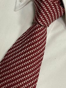  прекрасный товар "GIORGIO ARMANI"joru geo Armani полоса бренд галстук 107302