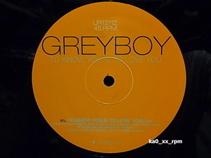 ★☆Greyboy「To Know You Is To Love You」♪Stevie Wonderカバー☆★5点以上で送料無料!!!